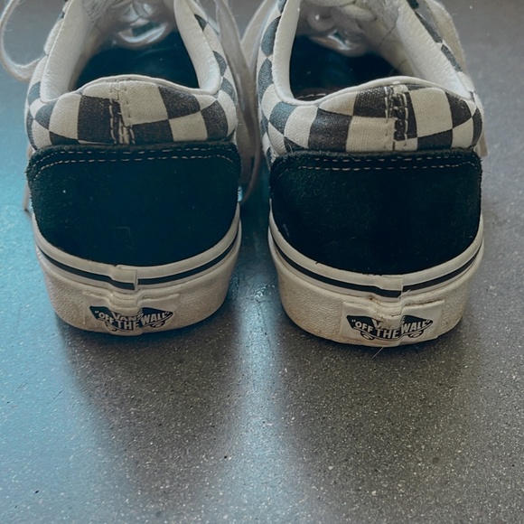 old school vans size 5 woman's black and white checkered - Picture 6 of 6